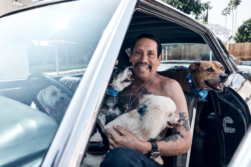 All for the love of dogs: Actor Danny Trejo shows his passion to help the most vulnerable rescue pups. 
Photo Credit: Shayan Asgharnia
AugustImage.com