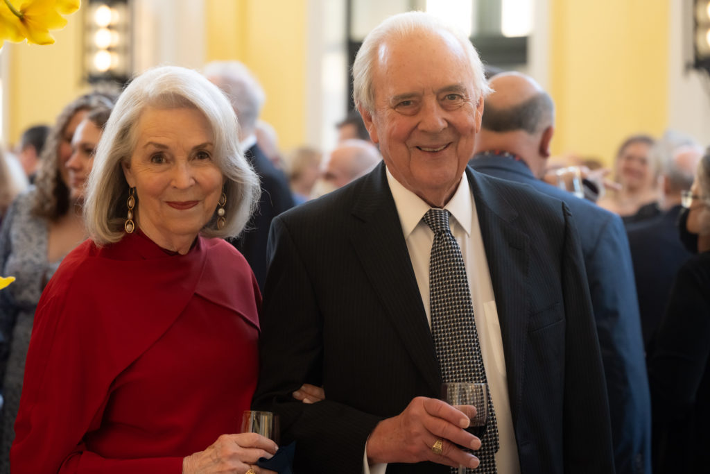 Albert & Elizabeth Kidd at Rice University's 'A Celebration for Brockman Hall for Opera' (Photo by Jeff Fitlow)
