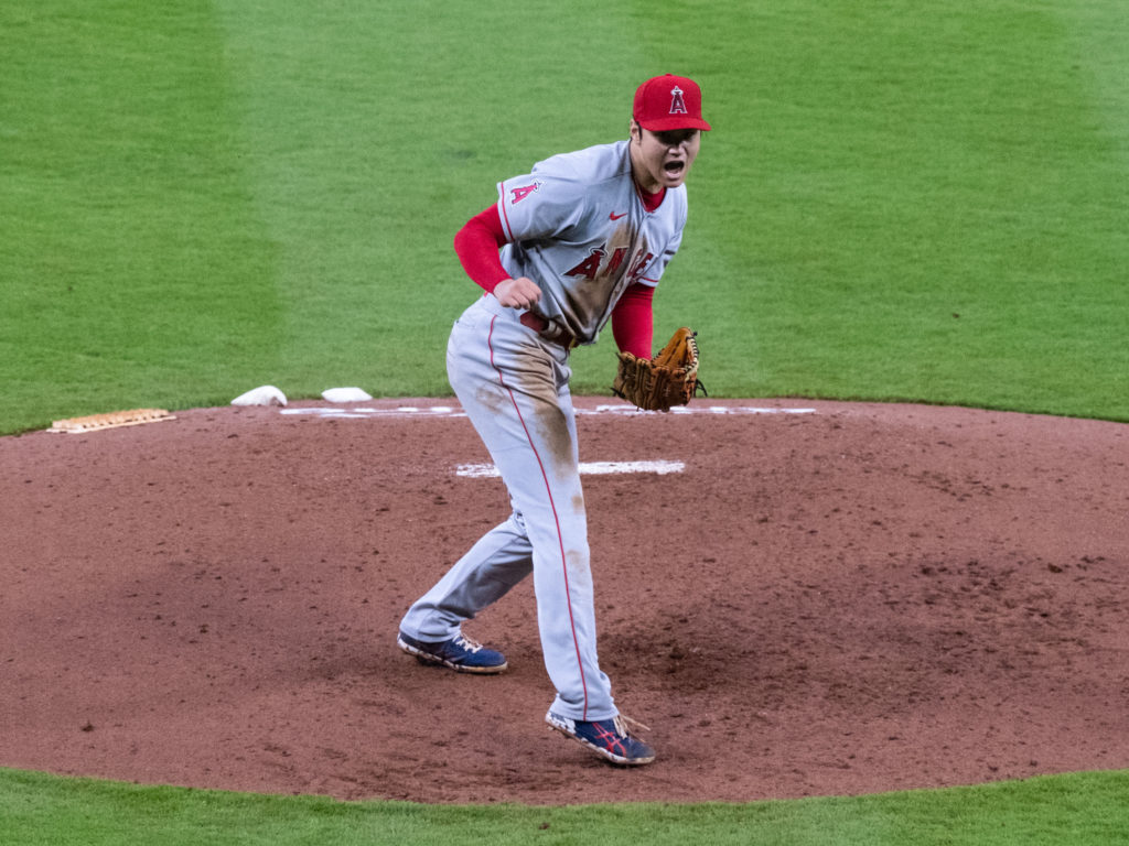 Shohei Ohtani had little success against the Astros in his first six starts against Houston. That all changed on this night. (Photo by F. Carter Smith)