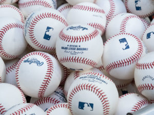 Houston Astros received their AL Championship rings before they faced the Los Angles Angels of Anaheim, Monday,