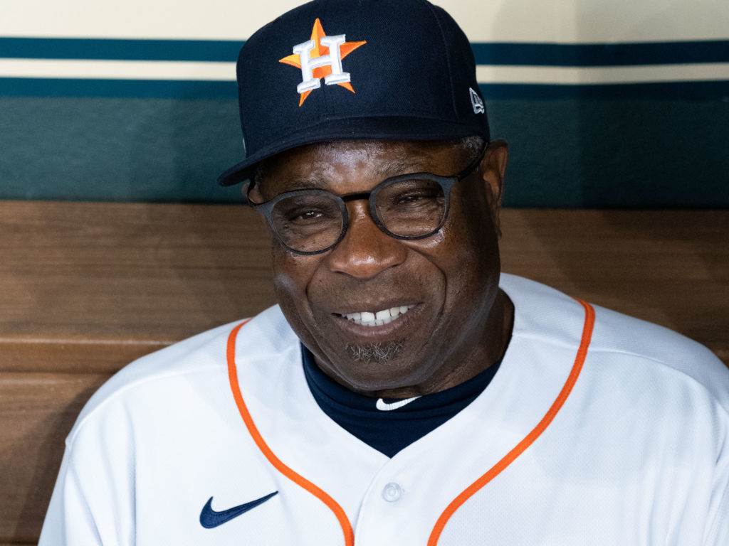 Houston Astros manager Dusty Baker is a baseball lifer who's seen it all. (Photo by F. Carter Smith)
