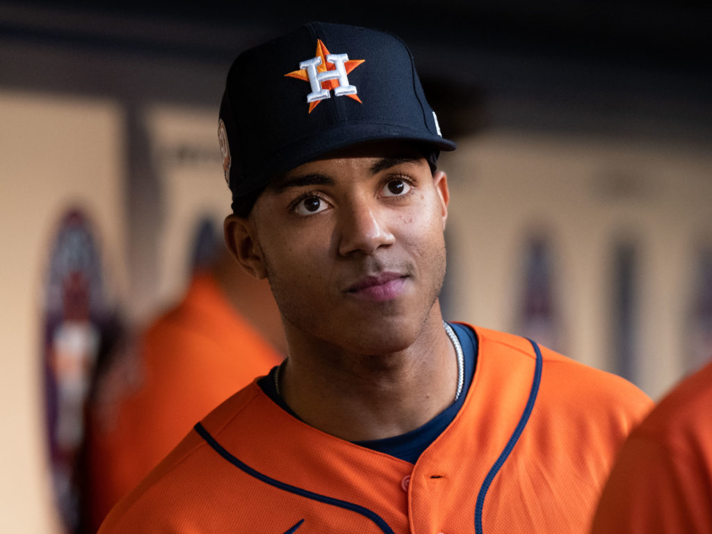 Astros rookie shortstop Jermey Pena is already impressing his veteran teammates. (Photo by F. Carter Smith)