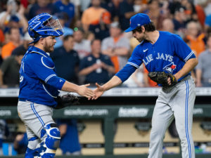 Houston Astros with Justin Verlander pitching, lost to the Toronto But Jays, Friday night April 22, 2022 the Los Angles Angels of Anaheim at Minute Maid Park