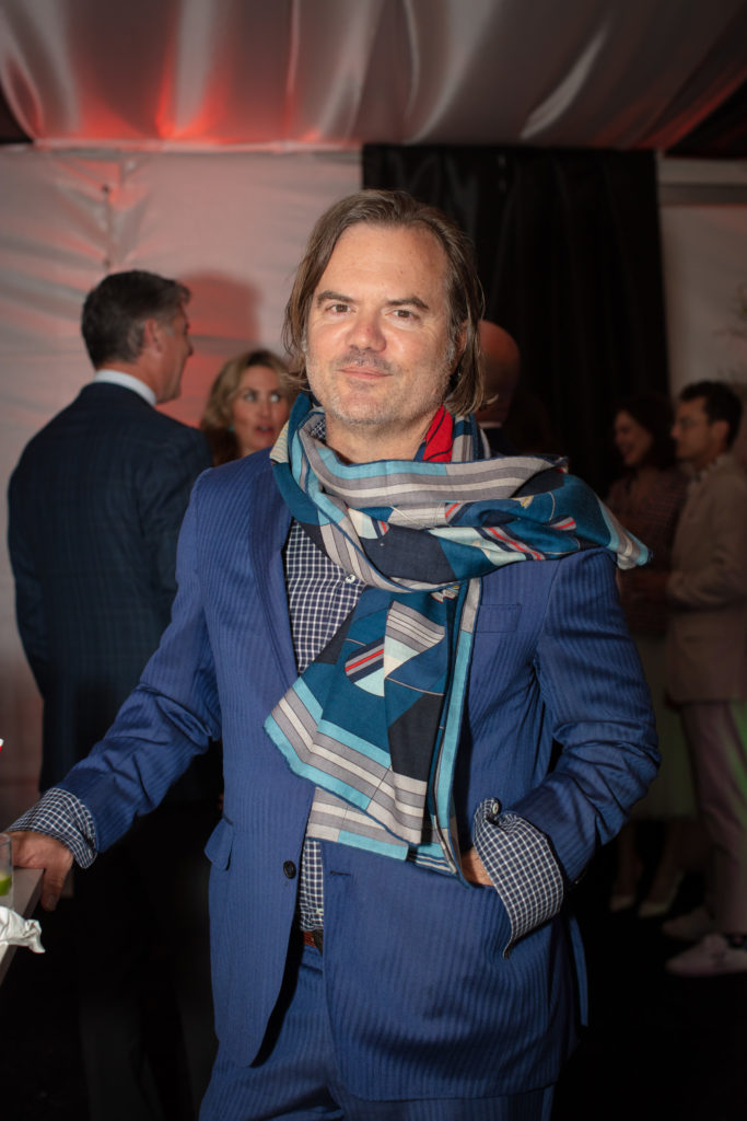 Barry Young at the Studio Menil Fun & Games evening (Photo by Miroma Photography)