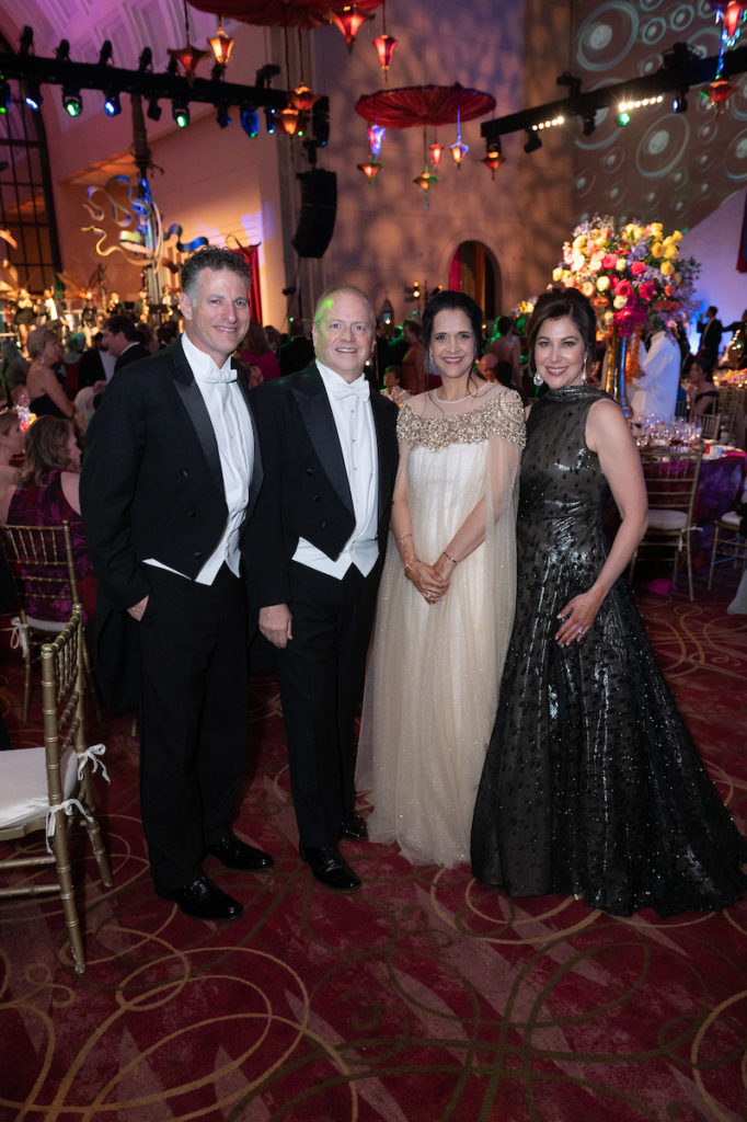 Houston Grand Opera Ball principals Ben Fink, Patrick Summers, Khori Dastoor, Jennifer Fink (Photo by Wilson Parish)