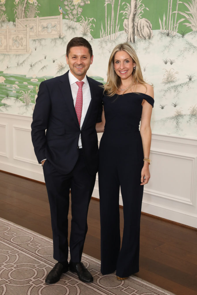 Carlos & Luvi Wheelock at the Broach Foundation dinner.
 (Photo by Priscilla Dickson)