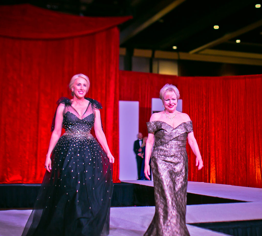 Previous Women of Distinction honorees Christie Sullivan, Leila Perrin Susan, Edward Osterberg, Cheryl Byington (Photo by Morris Malakoff)