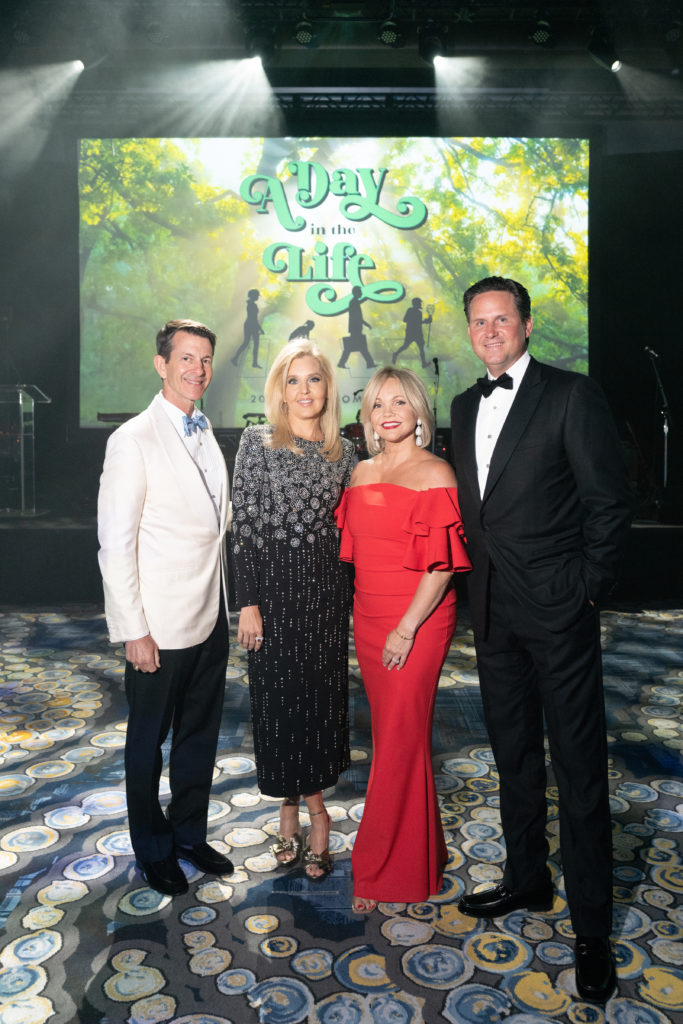 JDRF Promise Ball chairs Clay & Amber Bretches with honorees Freyja & Travis Lauritsen (Photo by Daniel Ortiz)