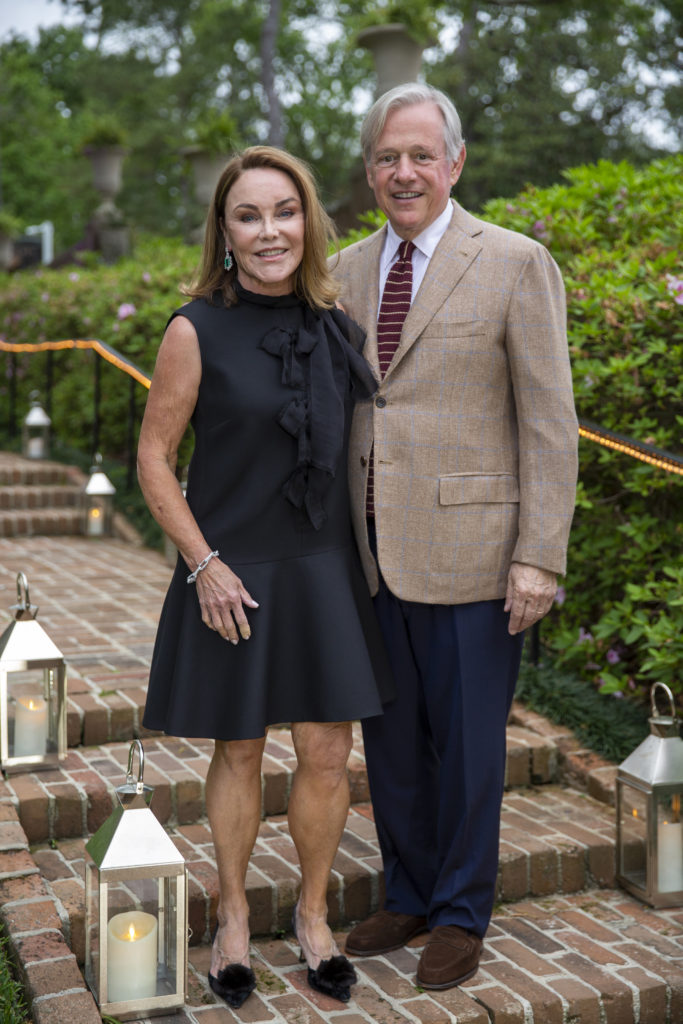 Colleen & John Kotts at the Bayou Bend Garden Party (Photo by Jenny Antill)