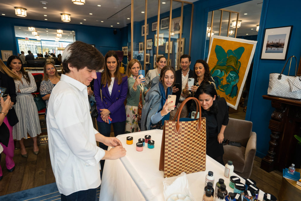 The crowd at Moreau Paris watching Jacob Vilató at work.