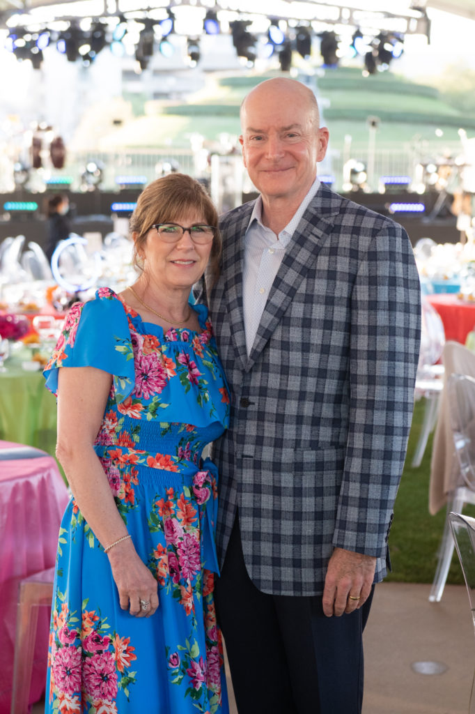 Tonya & Dr. David Callender, Memorial Hermann Health System president and CEO, at the Memorial Hermann Foundation's Light It Up (Photo by Wilson Parish)