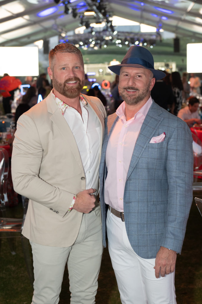 Dr. Kevin Black & Tony Bradfield at Memorial Hermann's Light it Up evening (Photo by Wilson Parish)