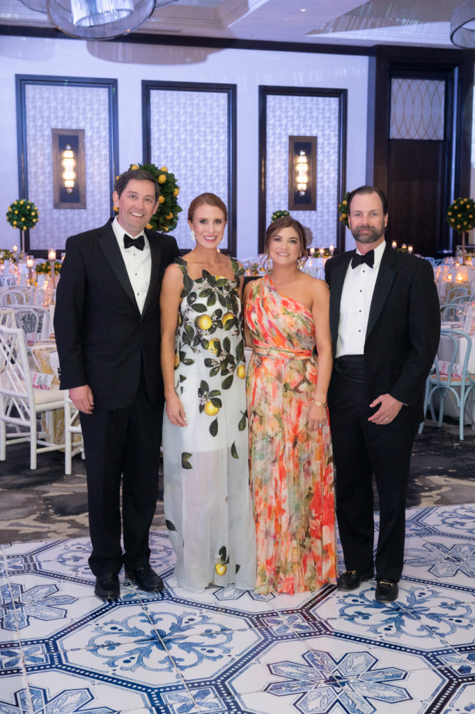 The Children's Fund 50th anniversary gala chairs Cody & Stephanie Carper and Amanda & Topher Ollison (Photo by Wilson Parish)