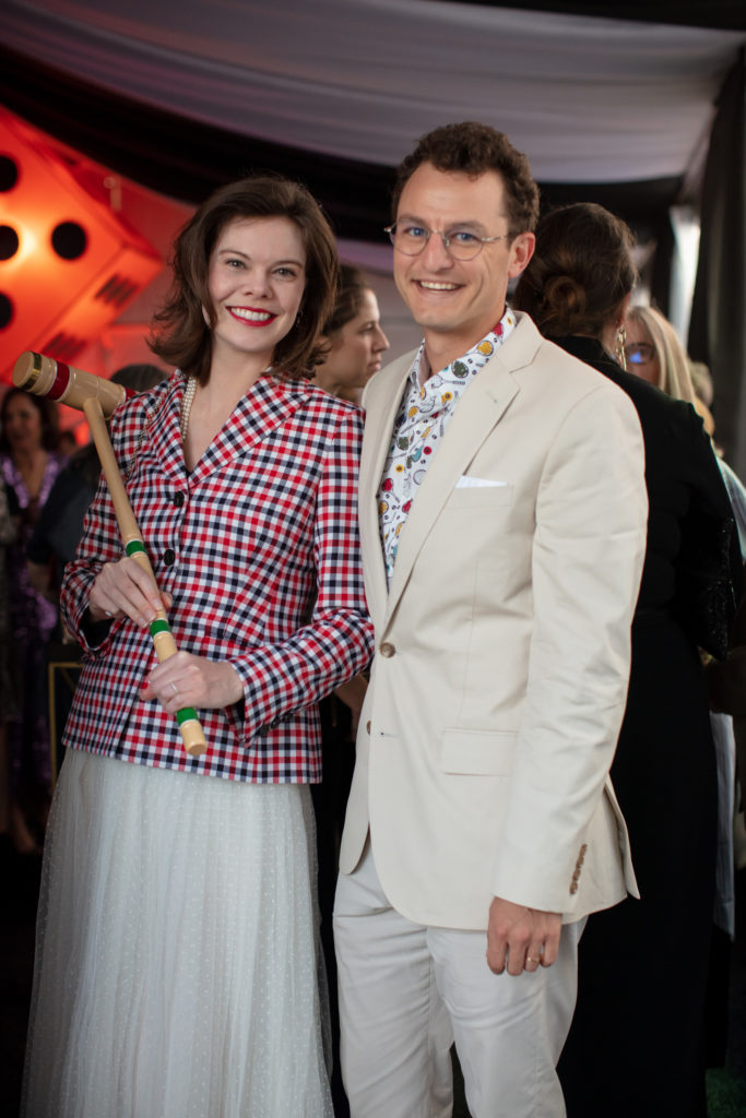 Janie & Daniel Zilkha at the Studio Menil Fun & Games evening (Photo by Miroma Photography)