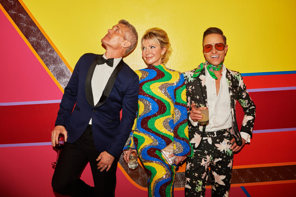 Derek and Christen Wilson, Ken Fulk (Photo by Jonathan Zizzo) 