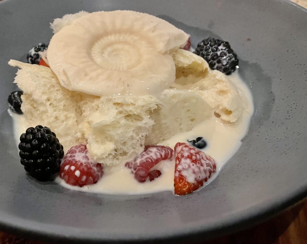 Tres Leches del Desierto is reconstructed tableside at the new Don Artemio. Photo by Courtney Dabney.