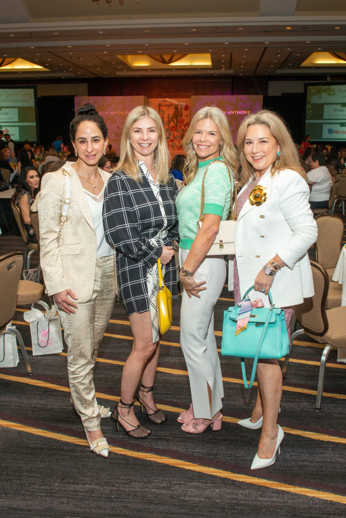 Dorit Kamman, Katie Pipkin, Stephanie Perkins, Donae Chromosta at the Children's Assessment Center Spirt of Spring Luncheon (Photo by Jacob Power)