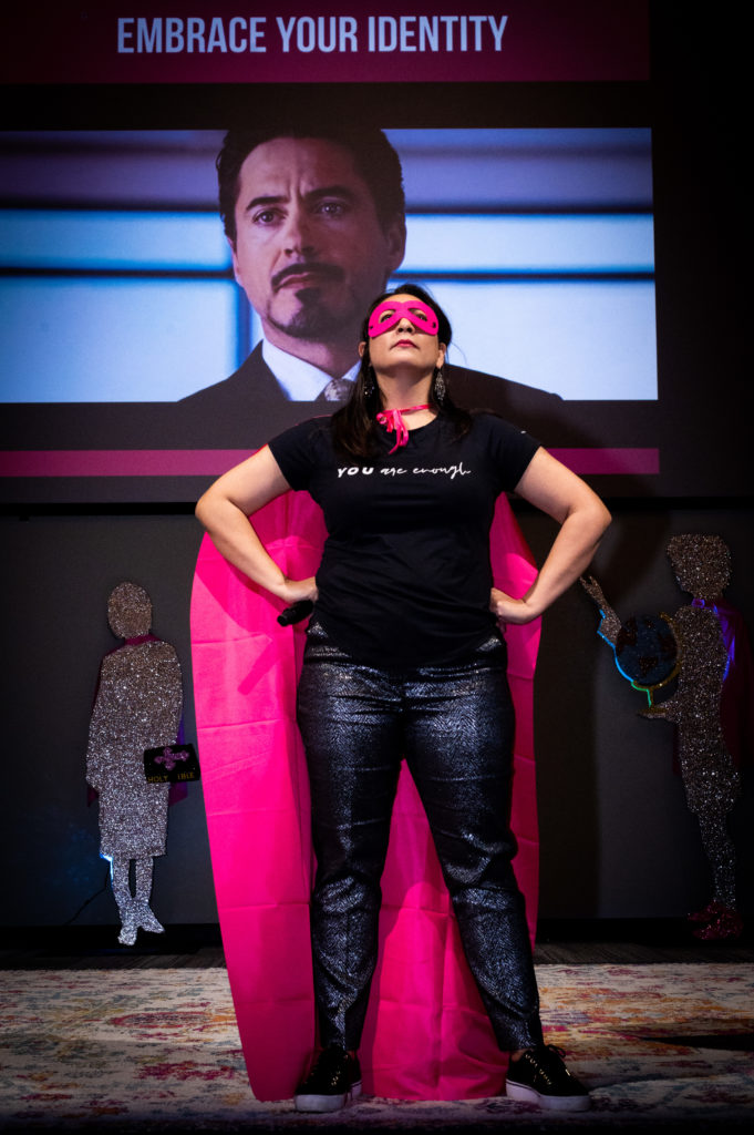 "Finding the Superhero in You," led by portrait photographer Julizza Gomez, emphasizes the special inner beauty, strength, and fortitude each young woman possesses. (Photo by Sara Blair Design Photography)