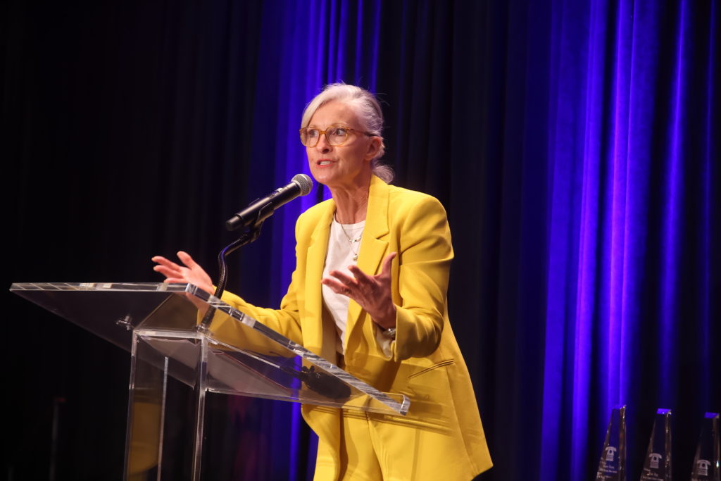 Houston's Heroes luncheon emcee Dana Tyson (Photo by Quy Tran)
