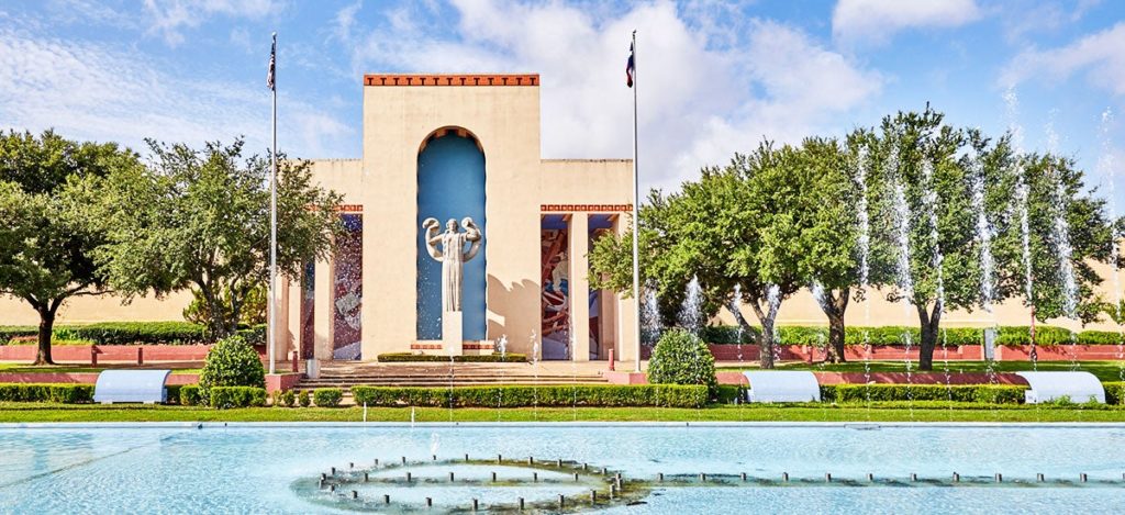 Texas Centennial Buildings at Fair Park in Dallas, Texas, 1936