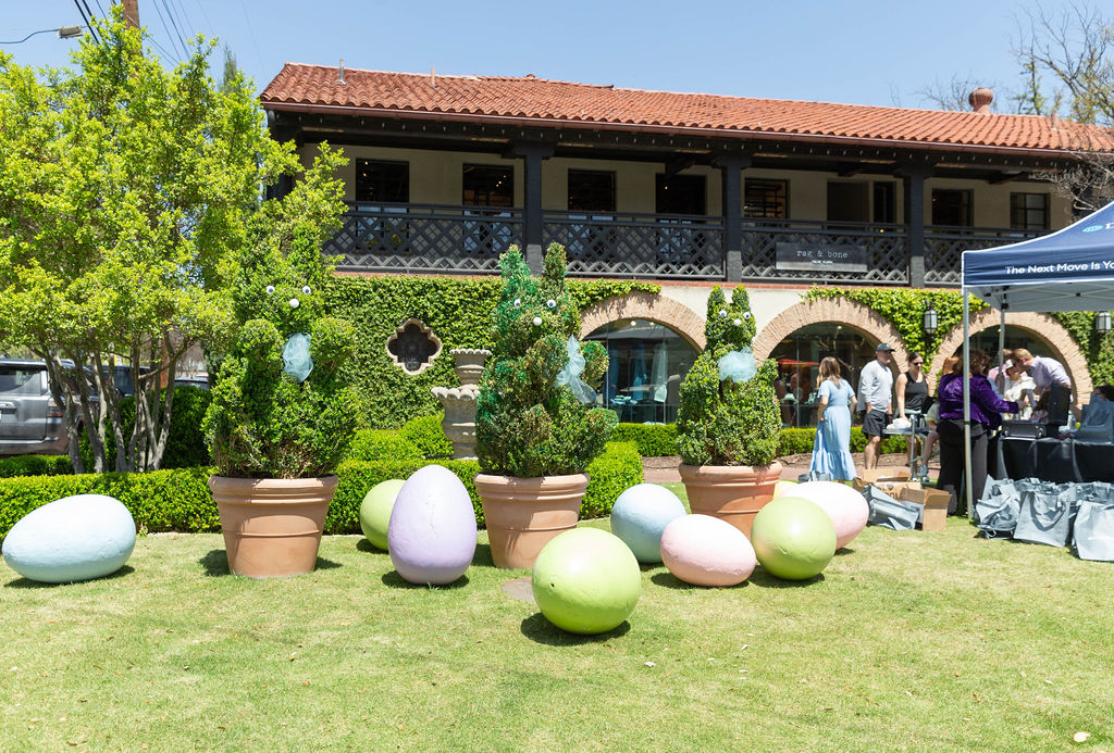 An epic Easter egg hunt.  (Photo by Grant Miller)