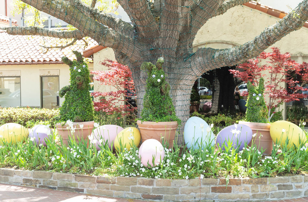 Thoughtful landscaping for the family-friendly Dallas event.  (Photo by Grant Miller)