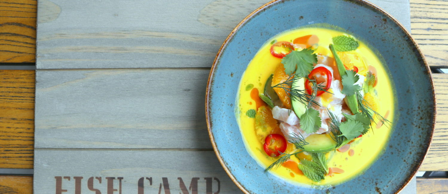 Gulf Snapper Crudo at Goode Co. Fish Camp (Photo by Paula Murphy)