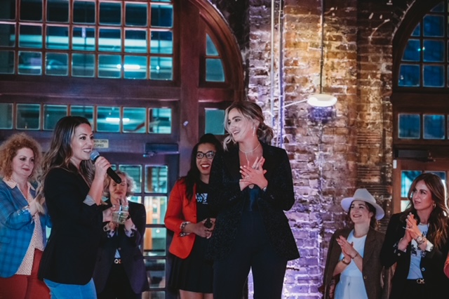 Jeanna Bamburg, Genna Blair Lee, Diana Grauer, Dr. Angela Carter, Sterling Woerner, Sarah Whitney, Jessica Morrison (Photo by Alondra Martinez)