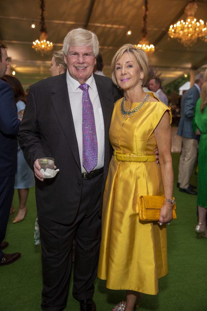 Sheridan & John Eddie Williams at the Bayou Bend Garden Party (Photo by Jenny Antill)