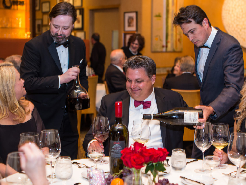 Margaret and T.J. Farnsworth at the Tony's Day in Houston dinner celebration (Photo by Andrew Hemingway)