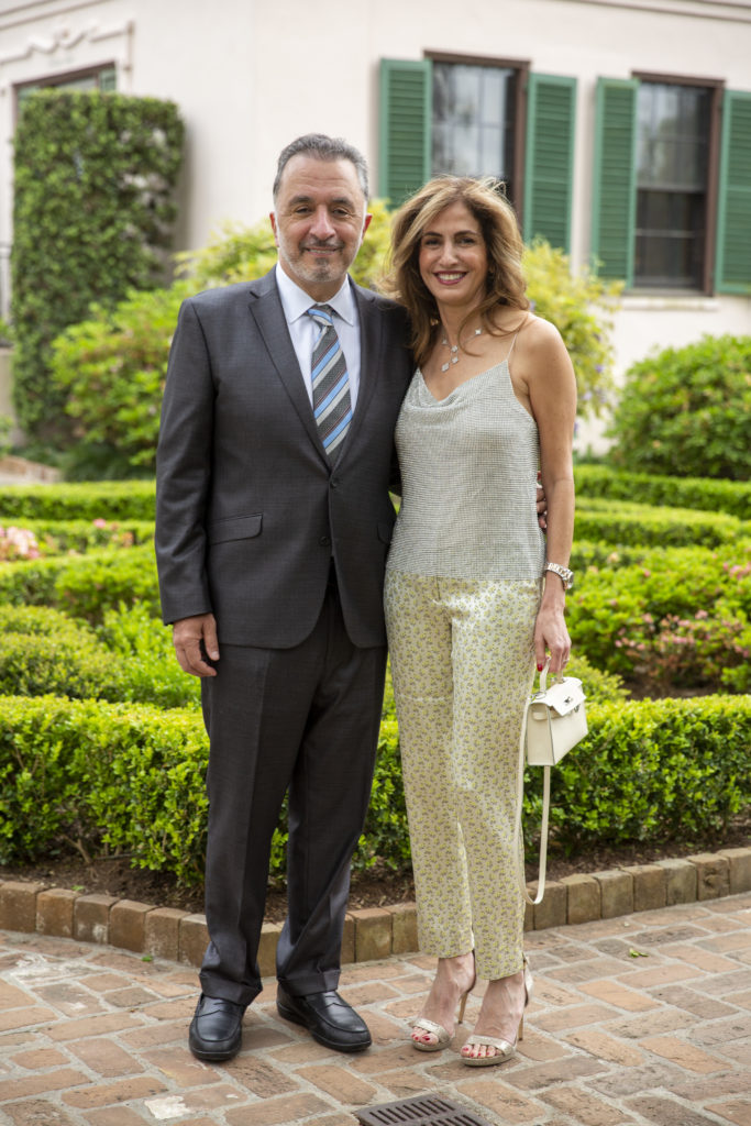 Masoud & Sima Ladjevardian at the Bayou Bend Garden Party (Photo by Jenny Antill)