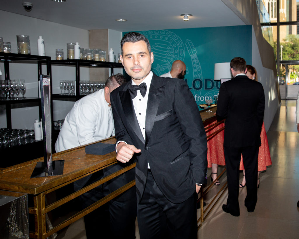 Mike Camello, founder of Kastra Elion, who supplied the cocktails for the evening (Photo by Kaitlin Saragusa, BFA)