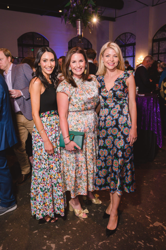 Nevine Webster, Lettie Vellano, Kristin Johnson at the Camp for All homecoming-themed gala (Photo by Johnny Than)