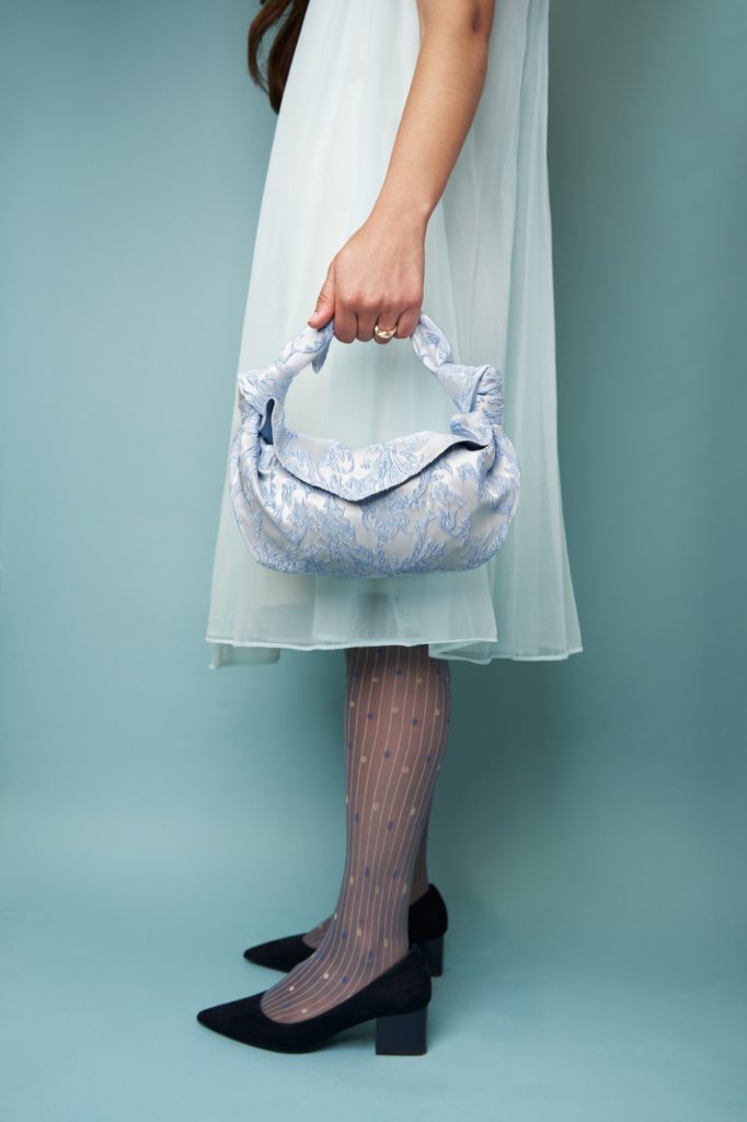 Nodo Mini Clutch in 'Royal' (Photo by Photography courtesy of RAGDOLL PR)