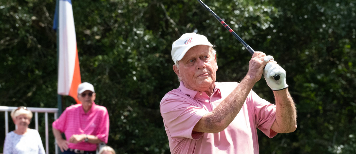 World Golf Hall of Famers Jack Nicklaus, Gary Player, Lee Trevino and Anika Sorenstam teamed up Saturday at The Woodlands TPC Course, after the the Insperity Invitational on the PGA Tour Champions