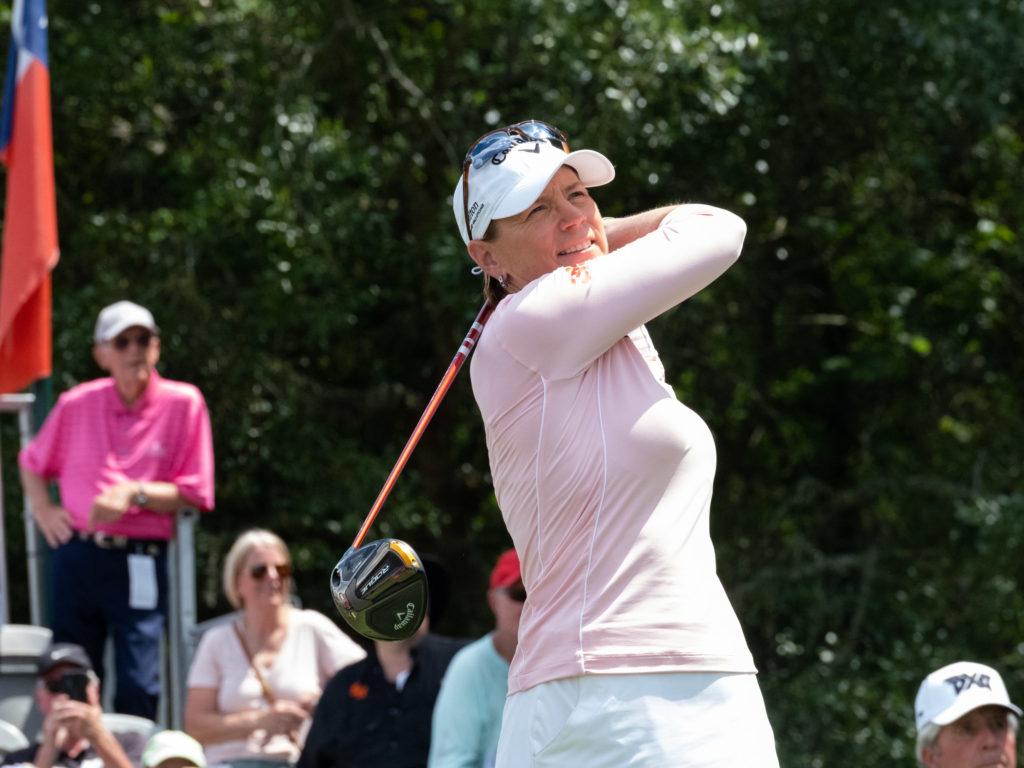 Annika Sorenstam still has a sweet golf swing. (Photo by F. Carter Smith)