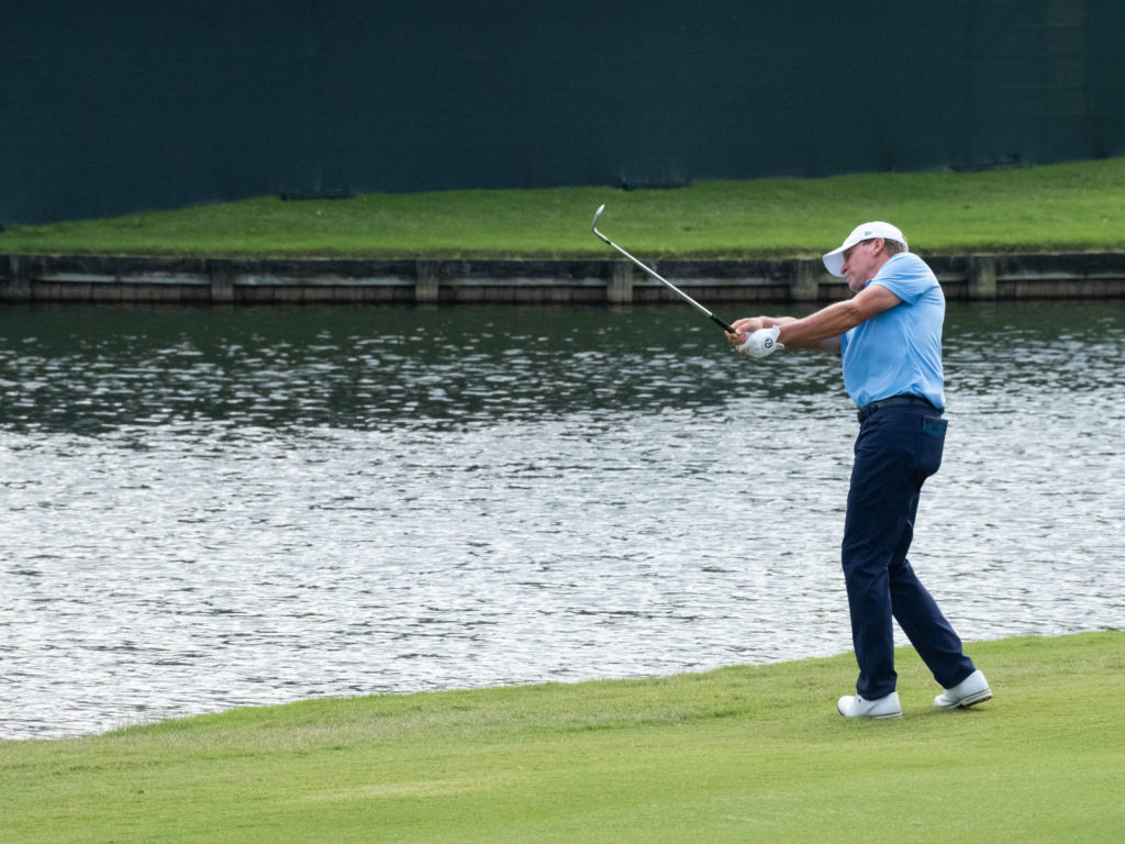 Steve Stricker's return to golf couldn't have gone much better at The Insperity. (Photo by F. Carter Smith)