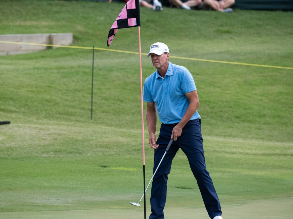 Steve Stricker showed a steady putting stroke and his usual resolve. (Photo by F. Carter Smith)