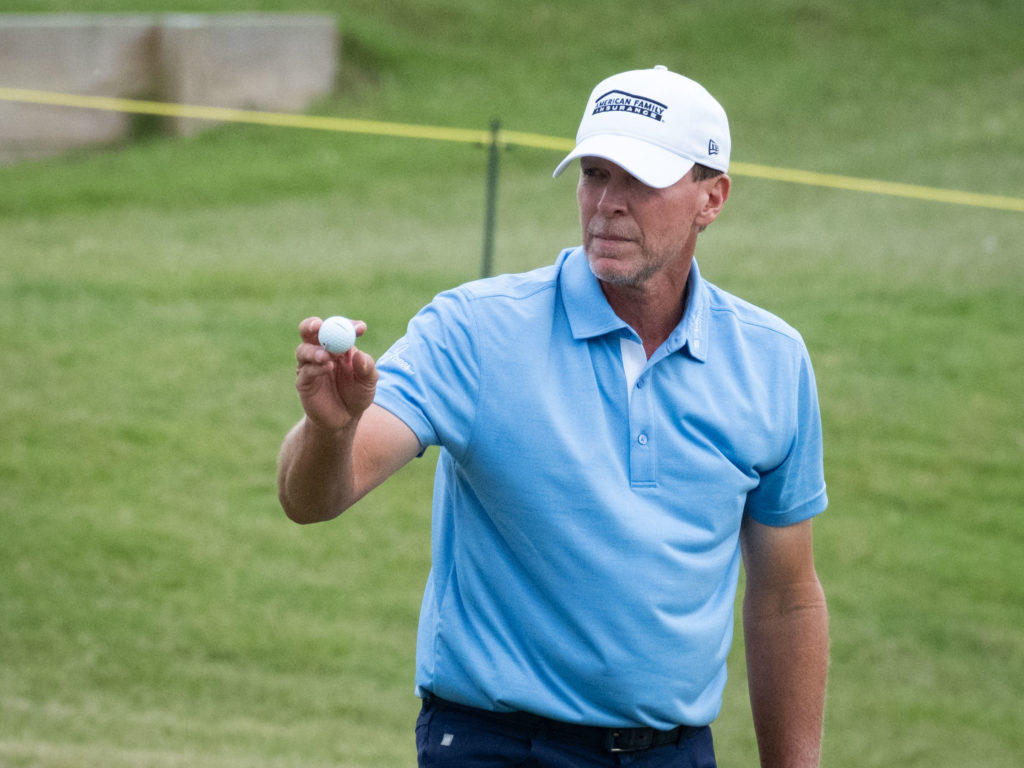 Steve Stricker defied the odds to return from a debilitating injury and nearly win the Champions Tour event in The Woodlands. (Photo by F. Carter Smith)