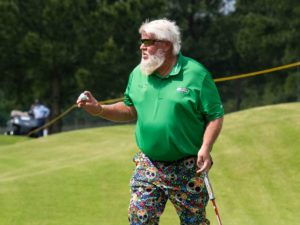 On a windy day at The Woodlands, senior gold returned with the Insperity Invitational on the PGA Tour Champions tour, Friday ,April 29, 2022