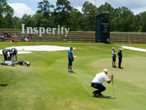On a windy day at The Woodlands, senior gold returned with the Insperity Invitational on the PGA Tour Champions tour, Friday ,April 29, 2022