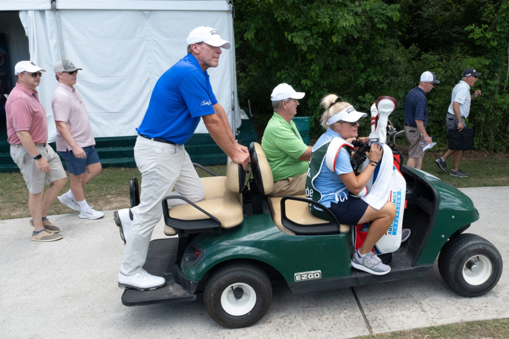 Steve Stricker needs every bit of rest he can get in his return to competitive golf at The Insperity. (Photo by F. Carter Smith)