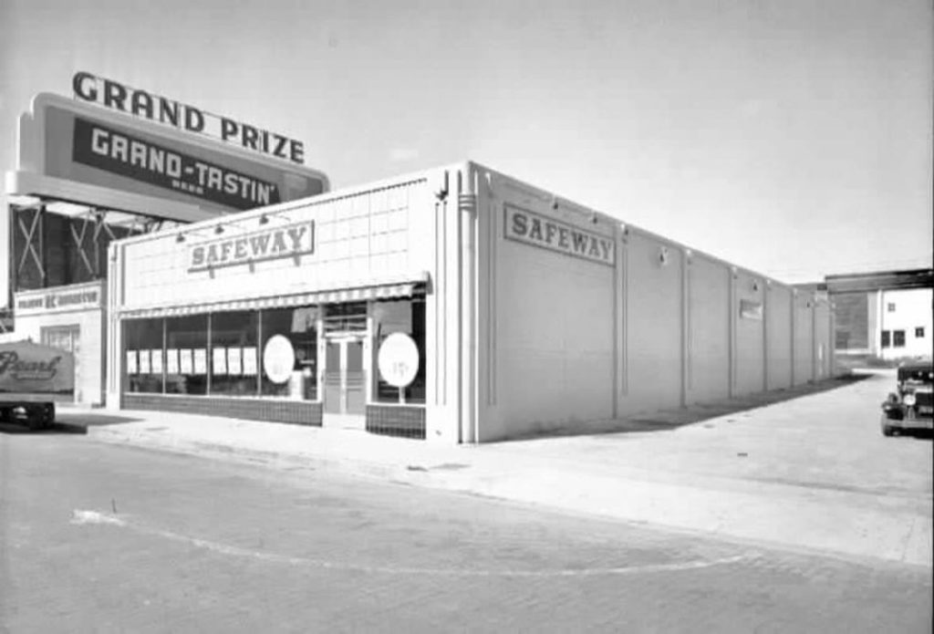 Paris Coffee Shop was once a Safeway Grocery store.