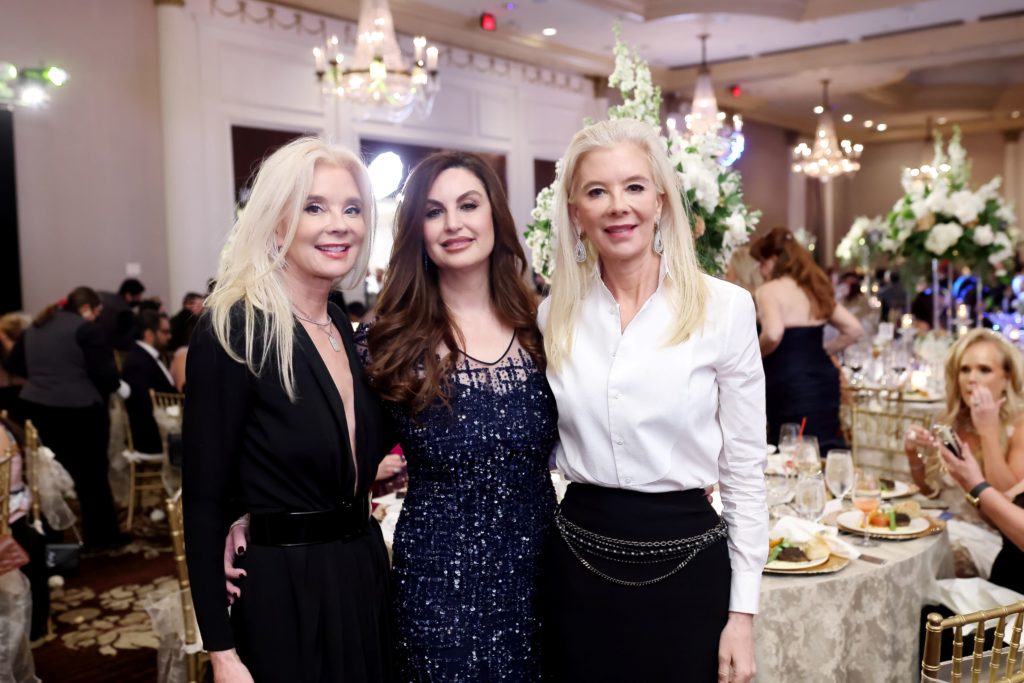Tena Lundquist Faust, Brigitte Kalai, Tama Lundquist at the Know Autism Gala (Photo by Quy Tran)