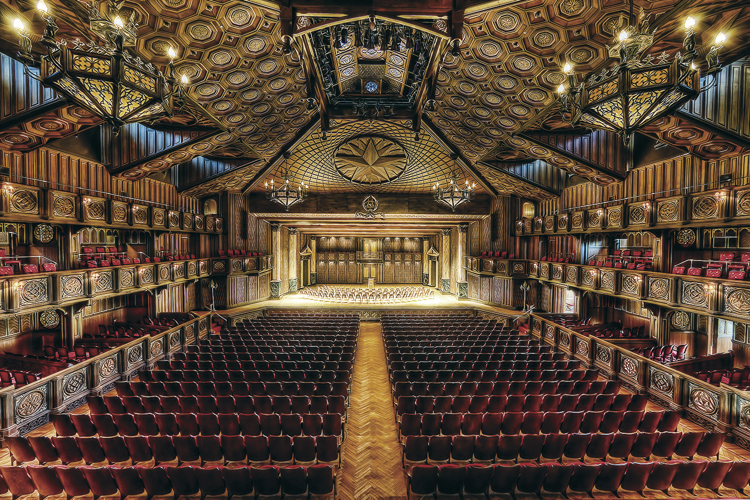 Round Top Festival Institute Concert Hall is one of the treasures of Texas, located in beautiful, bucolic, Round Top.