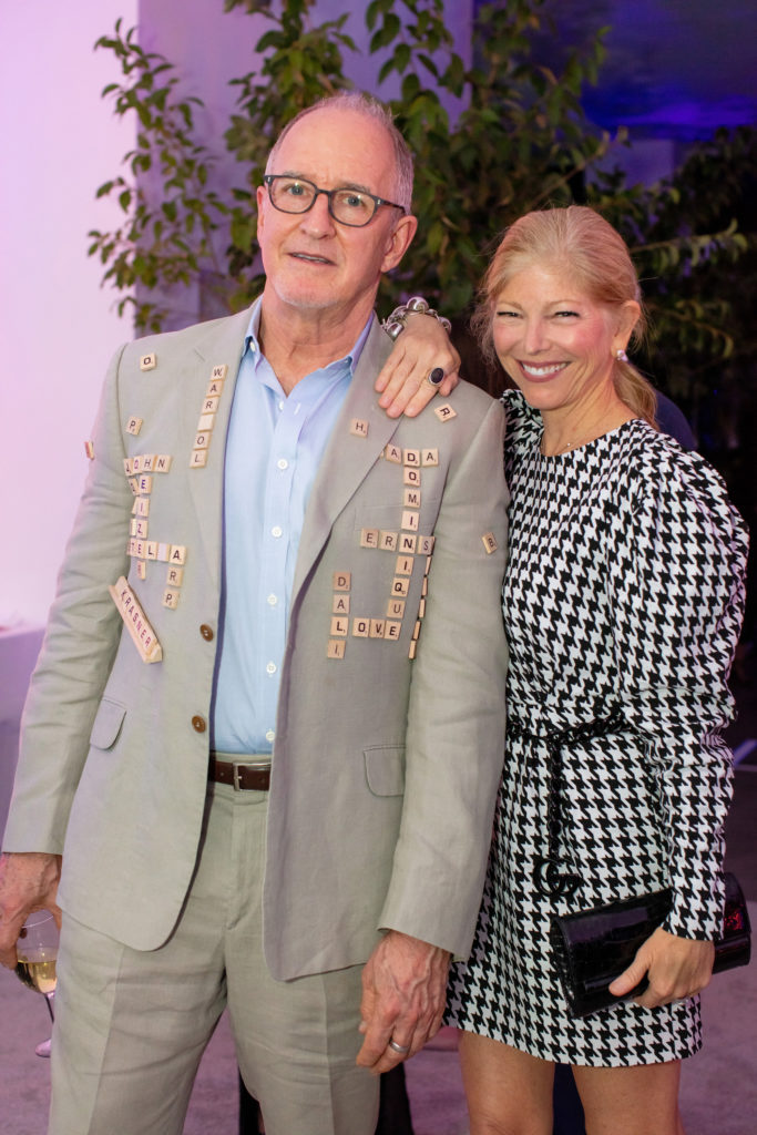 Sam Lasseter, Margaret Vaughan at  the Studio Menil Fun & Games evening (Photo by Miroma Photography)