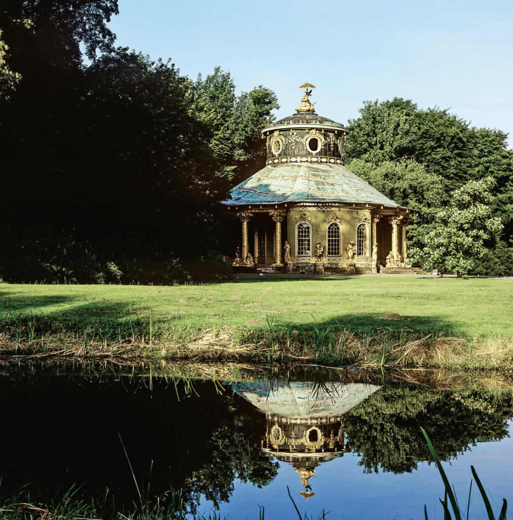 The Chinese House on the grounds of the Sanssouci Palace, Potsdam, dreamed up by Frederick the Great in 1754