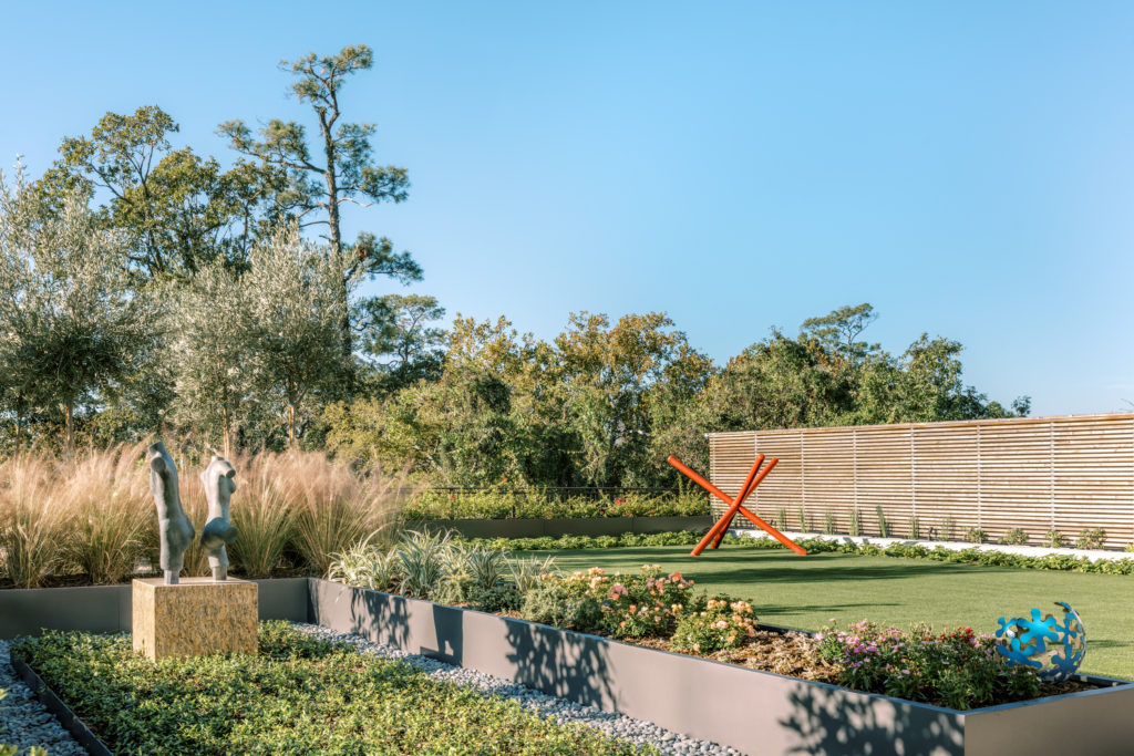 Residential Landscape Design, Mirador Group, for Private Roof Terrace at The Sophie at Bayou Bend. (Photos Divya Pande)
