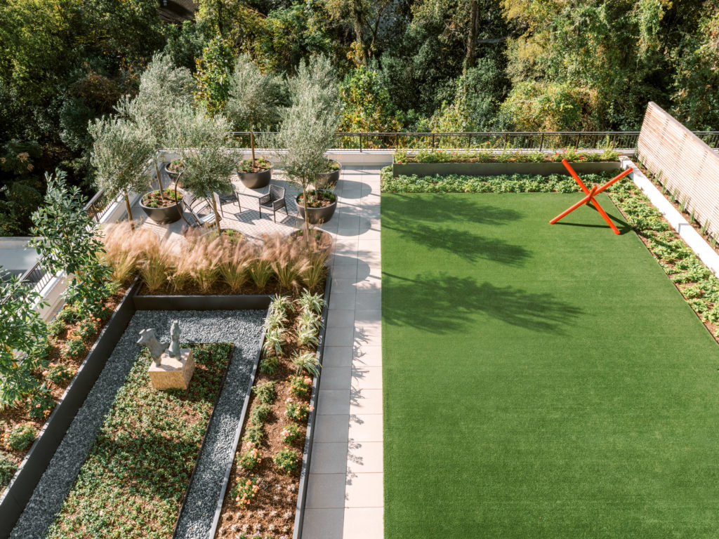 Residential Landscape Design, Mirador Group, for Private Roof Terrace at The Sophie at Bayou Bend. (Photos Divya Pande)