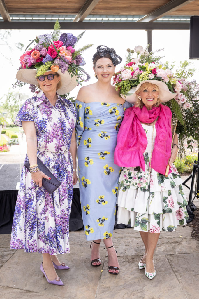 Best in Show: "Don’t Mess with Dallas" It’s-a-Tie Winner Terry Irby; Judge: Tanya Taylor, Featured Celebrity Designer; winner Sharla Bush (photo courtesy Thomas Garza)